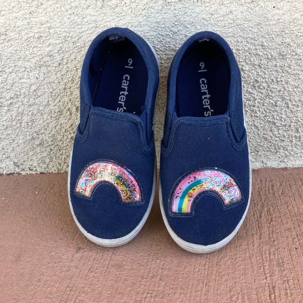 CARTERS canvas sneakers toddler size 9